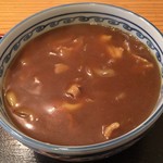 なかや - カレー南蛮うどん650円