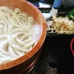 伊予製麺 - 釜揚げうどん大(伊予の日(14日)価格で税込190円！)