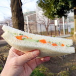 WAKASUGI - サラダメンチサンド210円