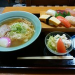 Tanba Ya - 「握り寿司ラーメンセット」