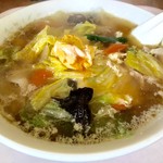 中華料理 宝来飯店 - 五目ラーメン　650円