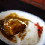 かつとカレー さがの - ポークカレーはカツカレーだったりします♪（四切れ）