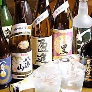 炭旬こだわりの日本酒