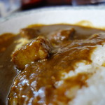 かつとカレー さがの - 味噌汁、コーヒー付き（\500税込み）