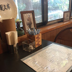 GARDEN CAFE MAZMUSHI COFFEE - 通された席は 美人席！