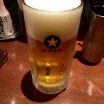 五香路 - 生ビール（中 690円）