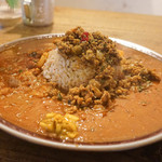 SOMA - 料理写真:チキンキーマ＋トマトカレー＋お肉のカレー　