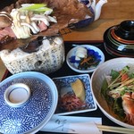 Juraku - 飛騨牛朴葉みそステーキ3200円