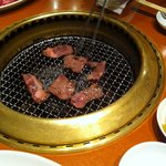 Yakiniku Sanga Kameari Ten - 火はガスのようですね。