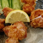 Yufuukei Shiori Tennai Zendokoro Hana no Ki - 地養鶏唐揚げ定食