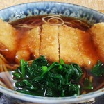 Soba Dokoro Yoshikuraya - とんかつそば