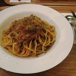 caffenova - ランチ　ミートソースのクリーム風