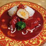 洋風食堂 アオキヤ - 赤いカレー。辛さは選べます。