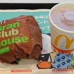 McDonald's Higashikasaiten - McDonaid's 東葛西店 Gran Clubhouse 490円 ＋ アールグレイアイスティー S 100円（共に税込）包装形態