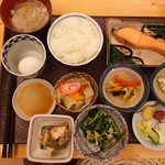 Concept Hotel Wakyu - 食一泊目の朝食