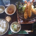 Kokuriko Tekuno Ten - 海老フライ定食