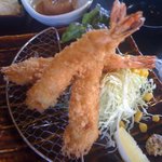 Kokuriko Tekuno Ten - 海老フライ定食