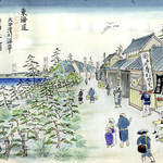 Soba Kaiseki Tachiaigawa Yoshidaya - 大正時代初期、吉田家情景画