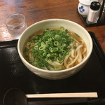 Daitsune Udon Ginza Hon Ten - 九条ネギうどん大盛590円(税込)