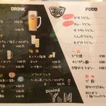 Dining Y&M - H.29.6.8.深夜 メニュー：グランドメニュー