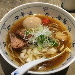 名前のないラーメン屋 - 淡麗の味玉らーめん並①