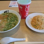 風び - ラーメン・半チャーハンセット