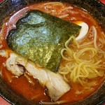 Shokichi - 辛味噌ラーメン 麺をひっぱりだし