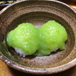 Echigoya Ryokan - ずんだ餅 初めて食べた うまぁーい！