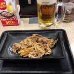 Yoshinoya Shimotakaidoekiten - 吉呑み1周年記念 牛皿ドリンクセット500円