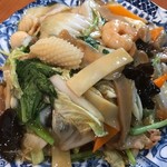 Taiwanese Fukushokaku - 五目あんかけ蕎麦680円