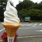 Koiwai Nojo Makibaen Soft serve ice cream House - ソフトクリーム360円