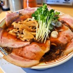 サバ６製麺所 - サバ醤油そば 肉増し