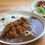 洋風食堂 アオキヤ - ランチのポークカツカレー