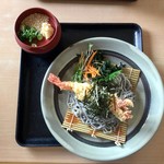 Restaurant Kodachi - 黒ゴマ麺(冷) 大海老付/800円