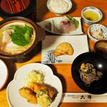 温泉民宿 大陣 - 料理写真:晩ご飯