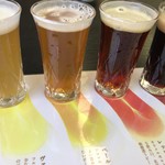 Kuramoto Restaurant Sekinoichi - 蔵ビール4種お試しセット