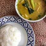 Thai no Shokutaku Pakuchi Thai - 辛口グリーンカレー 辛くしてというと辛口にしてくれます