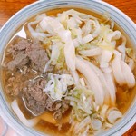 たけ川うどん - 肉うどん(中) 450円