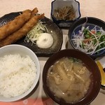 旬彩厨房 太たに - 昼定食 エビフライ 600円