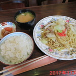 Furukawa - 塩焼きそば定食　\650