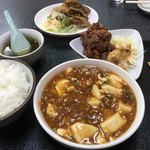 Tokiyoshi - 麻婆豆腐定食とはるまき