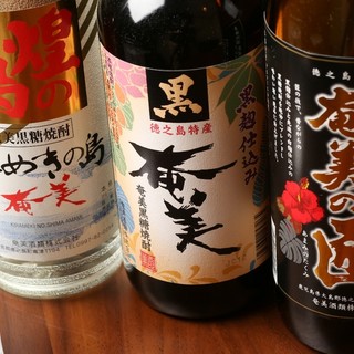 ここでしか飲めない！徳之島の黒糖焼酎