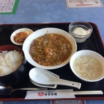 麻婆菜館 - Bランチ740円、牡蠣のチリソースです。