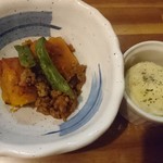 創作家庭料理あのね - お通し、、これで期待は膨らんだんですが