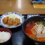 いのよし - A定食　ラーメン、唐揚げ、小ライス