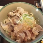 カラオケ まねきねこ - 冷やし豚しゃぶうどん507円