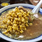 ラーメン５５ - コーンがたっぷり(o^^o)