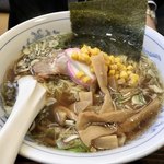 ラーメン５５ - セットの醤油らーめん