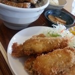 くるる - ハモ丼&カキフライセット