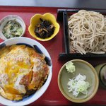 めん処 奈良 - かつ丼セット  1200円